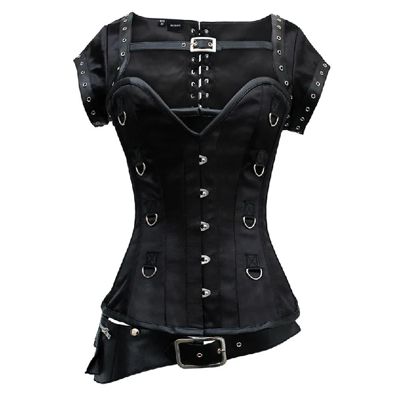 corset with lace patterns-Michaela Steampunk Corset