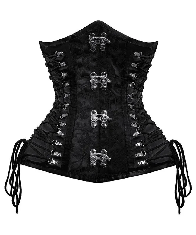 corset for evening lattices-Myles Criss Cross Underbust Gothic Corset