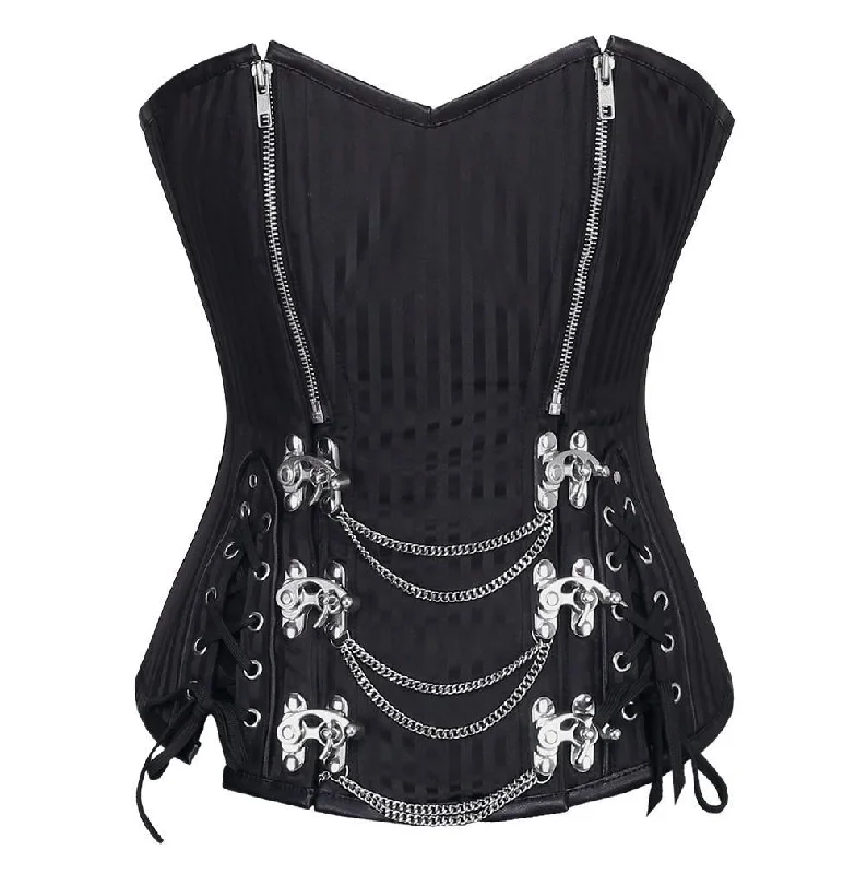 corset with flared patterns-Heli Steampunk Corset