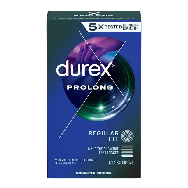 vibrating anal toy with easy-to-use remote for beginners-Durex Prolong Condoms