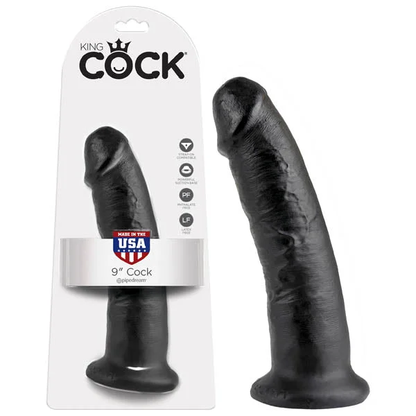 Nanotech dildo-King Cock 9'' Giant Black Dildo