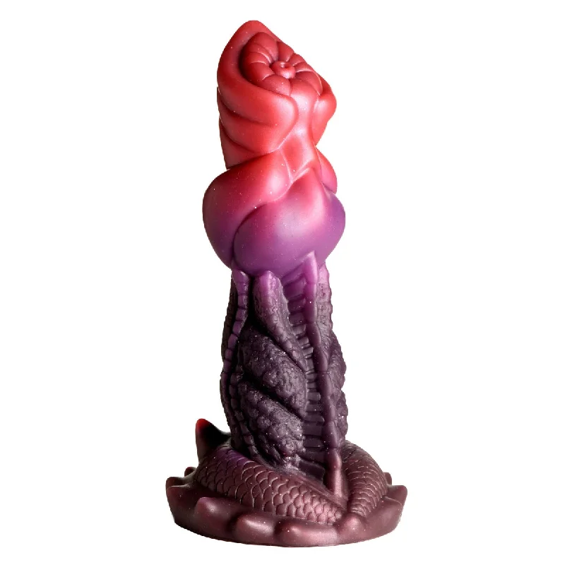 Renaissance-fine dildo-Creature Cocks Deep Diver Silicone Dildo Red Purple