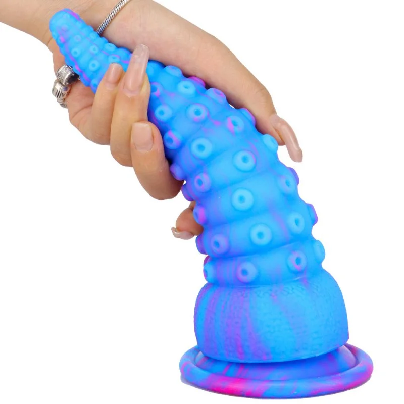 Ultra-Slim Touch Solo Masturbator-Octopus Suction Tentacle Plug