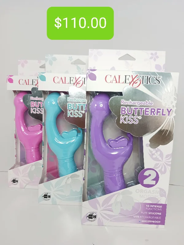 rechargeable vibrating anal toy for deeper stimulation-Rechargeable Butterfly Kiss