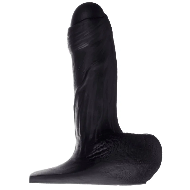 Saxophone-smooth dildo-5" Fornix Uncut Dual Density Silicone Dildo - Black