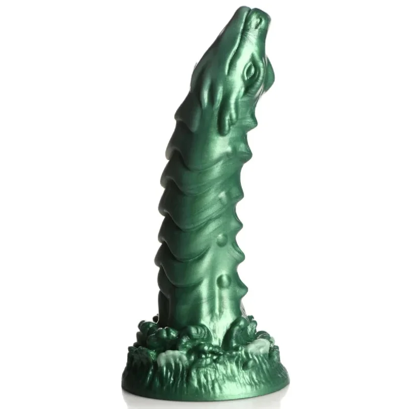 Pre-order dildo-Creature Cocks Cockness Monster Lake Creature Silicone Dildo Green