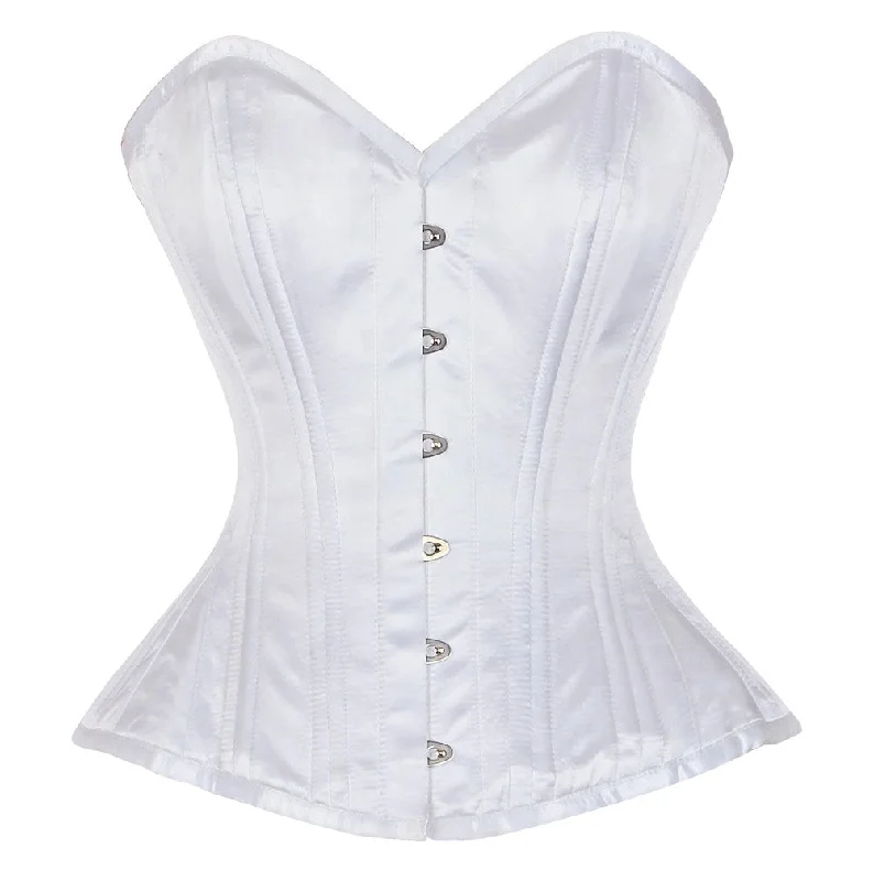 corset for steampunk designs-Debbie Satin Waist Training Corset