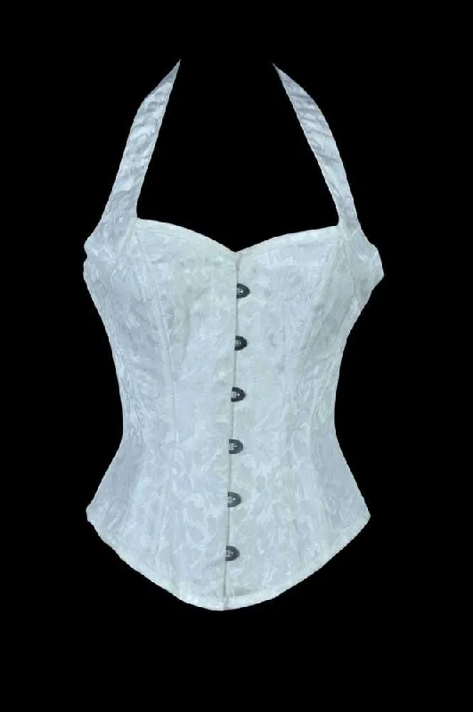 corset with velvet fibers-Isabel Halter Neck Corset