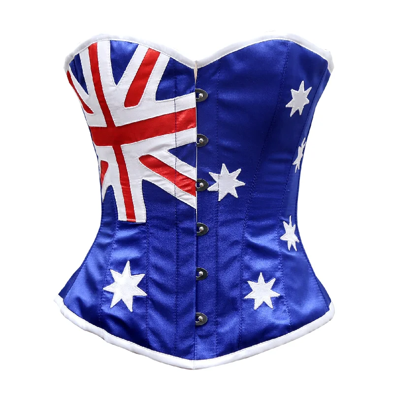 corset for fashion nets-Deidamia Australia Flag Corset