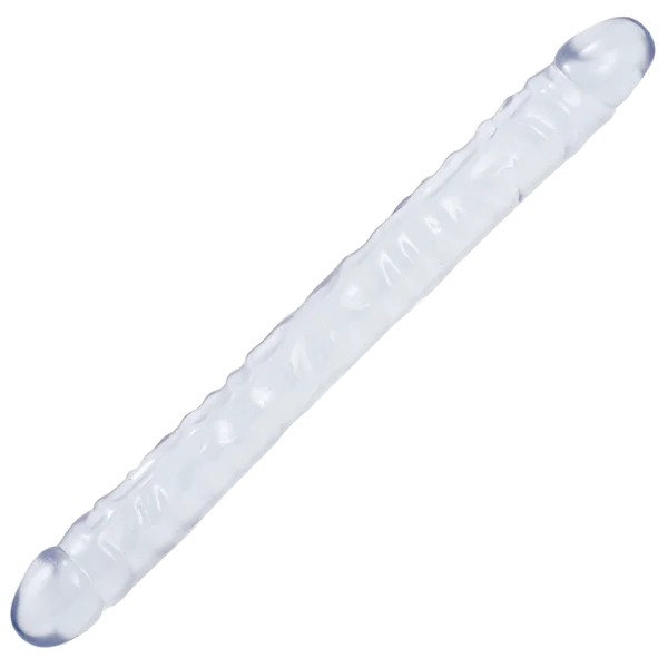 Car-friendly dildo-Doc Johnson Crystal Jellies 18 inch Double Dong