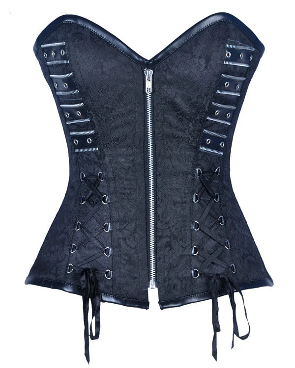 corset for retro motifs-Karime Steampunk Overbust Corset