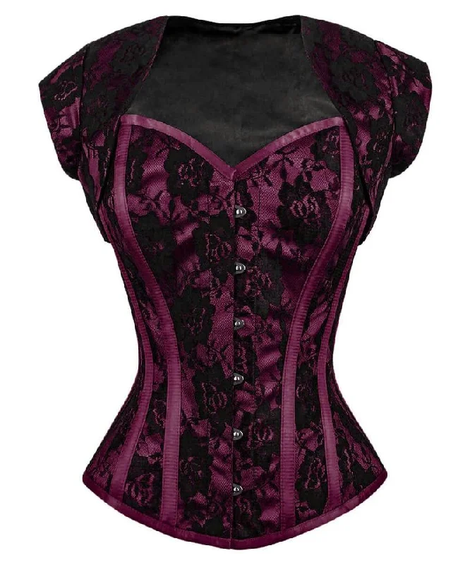 corset for alternative threads-Yanina Overbust Corset with Bolero Jacket