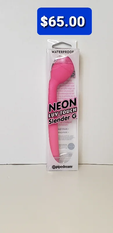 rechargeable vibrating cock ring for longer-lasting stimulation-Neon Luv Touch Slender G