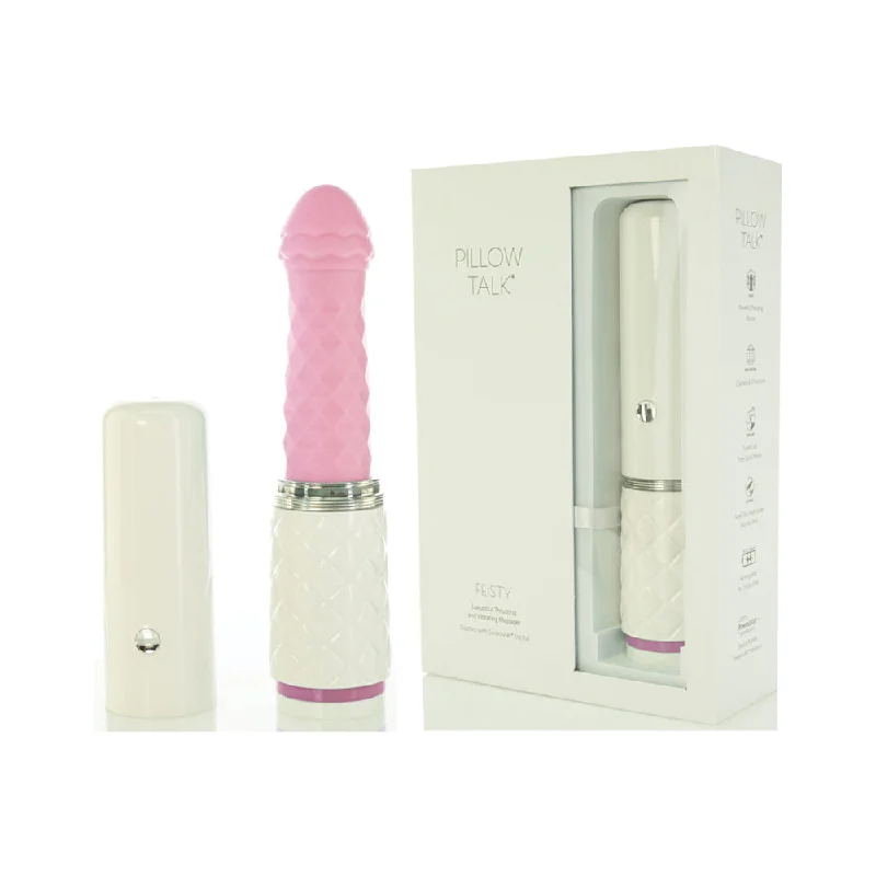 vibrating prostate massager with multiple speed settings-Pillow Talk Feisty Pink