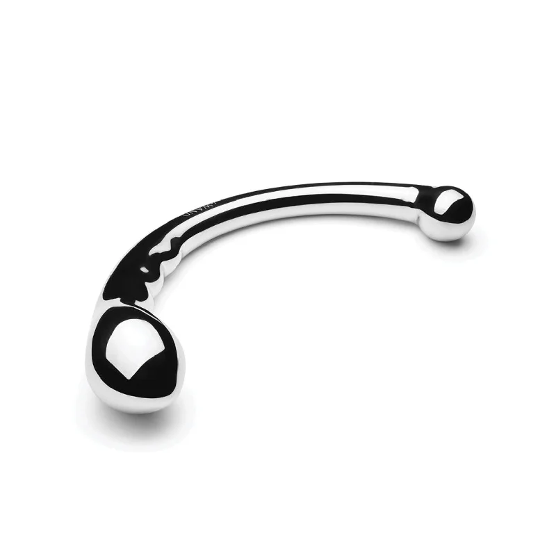 vibrating sex toy for couples with app control-Le Wand Stainless Steel Swerve