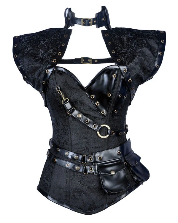 corset for vintage patterns-Karlie Steampunk Overbust Corset