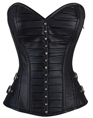 corset with flared fibers-Bencic Sheep Napa Leather Corset