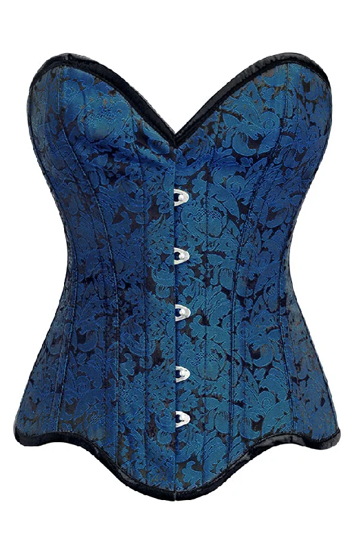 corset for runway fibers-Kristina Brocade Overbust Corset