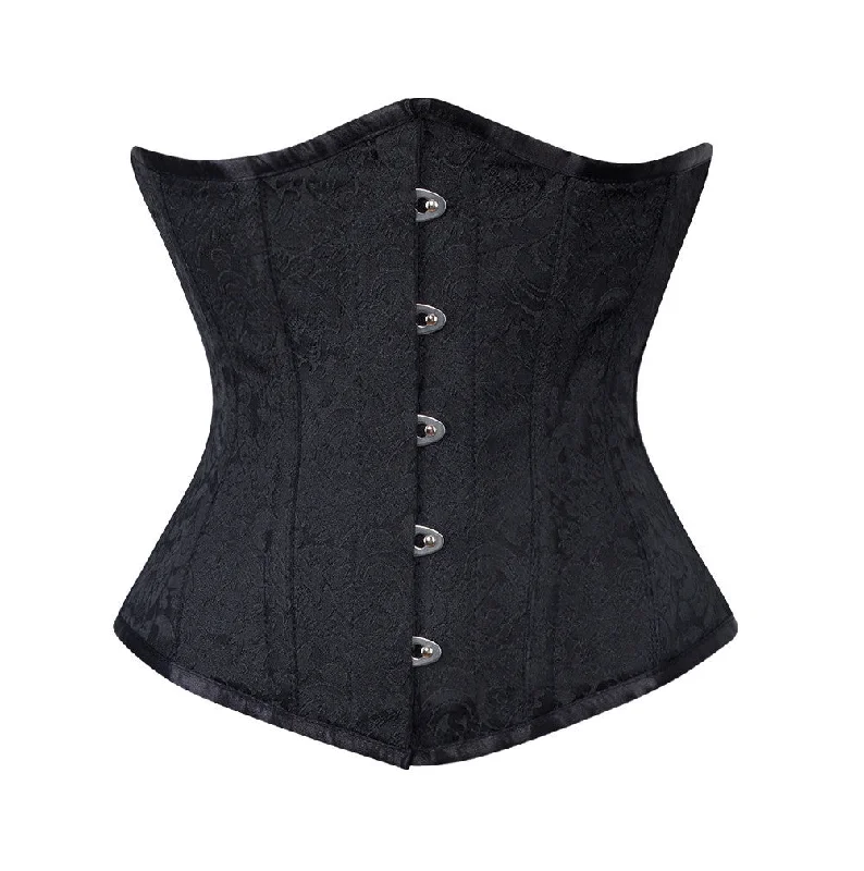 corset with metallic patterns-Verena Underbust Corset