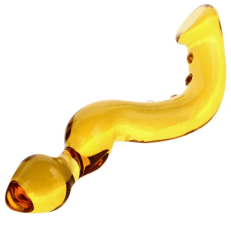 Accordion-fold dildo-G Spot Stimulating Glass 7" Dildo |/| Man Halloween Insane