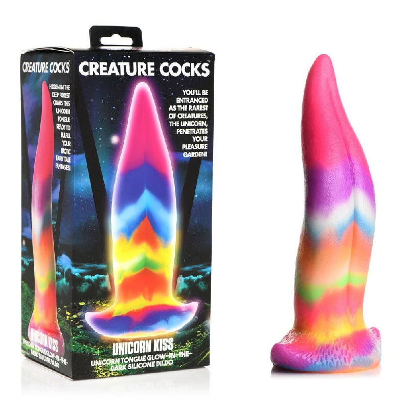 Backorder dildo-Creature Cocks Unicorn Kiss Silicone Dildo