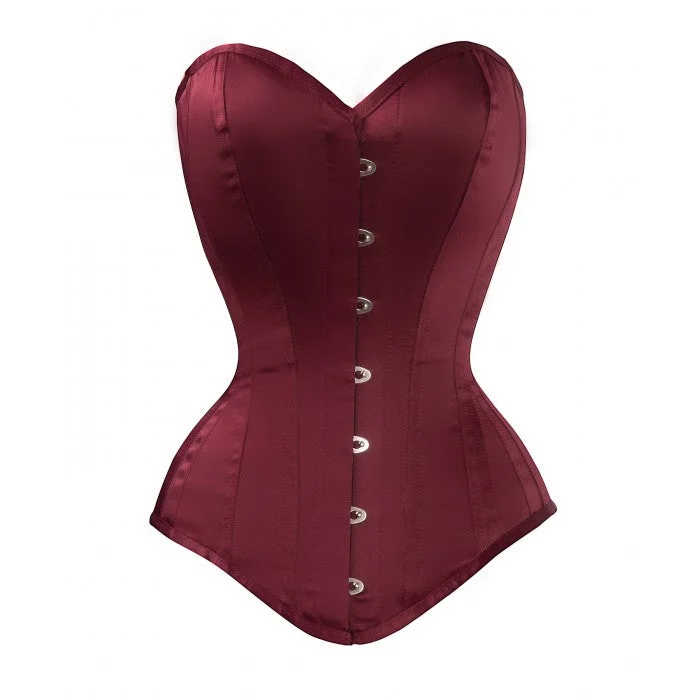 corset with metallic threads-Felix Steel Boned Waist Taiming Corset With Hip Gores