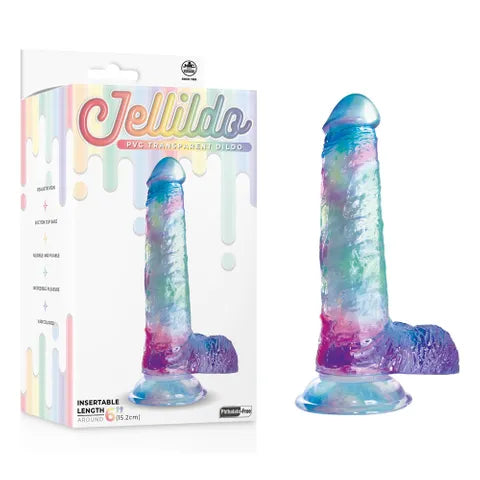 Bespoke dildo-Jellido 15.2cm Dildo - Clear Coloured