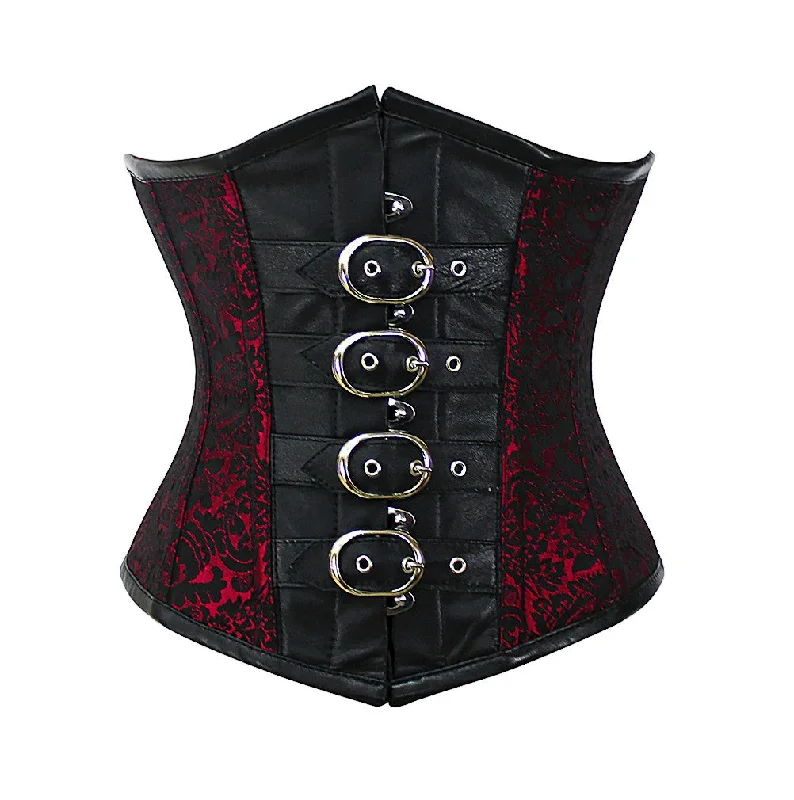 corset with sheer fibers-Francoise Gothic Underbust Corset