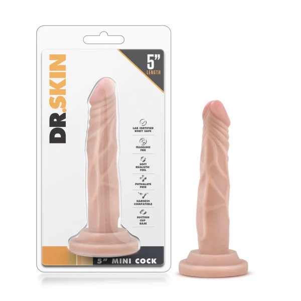 Icon-shaped dildo-Dr. Skin 5'' Mini Cock