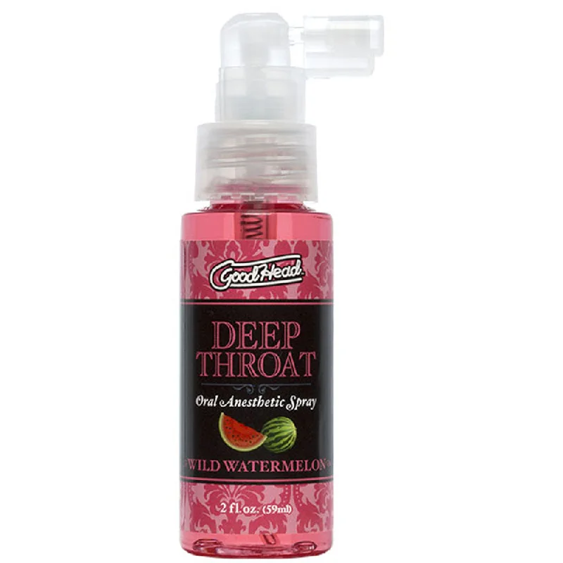 rechargeable vibrating cock ring for stronger erections-Goodhead - Deep Throat Spray - Wild Watermelon