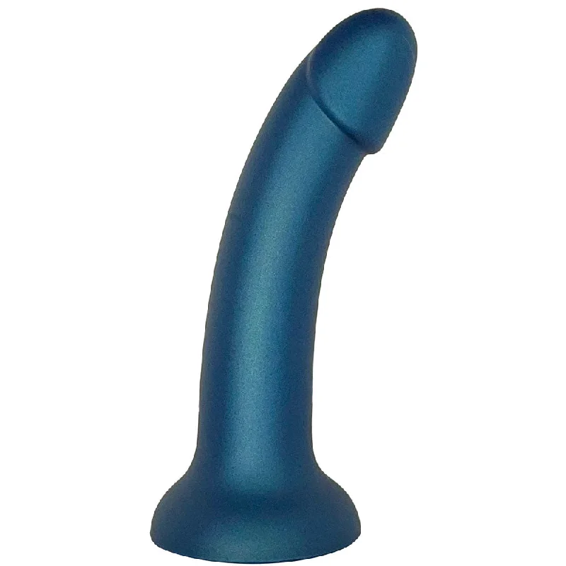 Drawer-kept dildo-6" Sol Silicone Dildo - Midnight Metallic