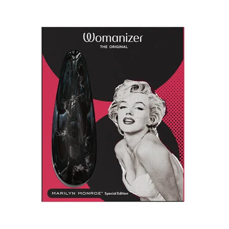 Womanizer x Marilyn Monroe Classic 2 Special Edition Pleasure Air Clitoral Stimulator Black Marble