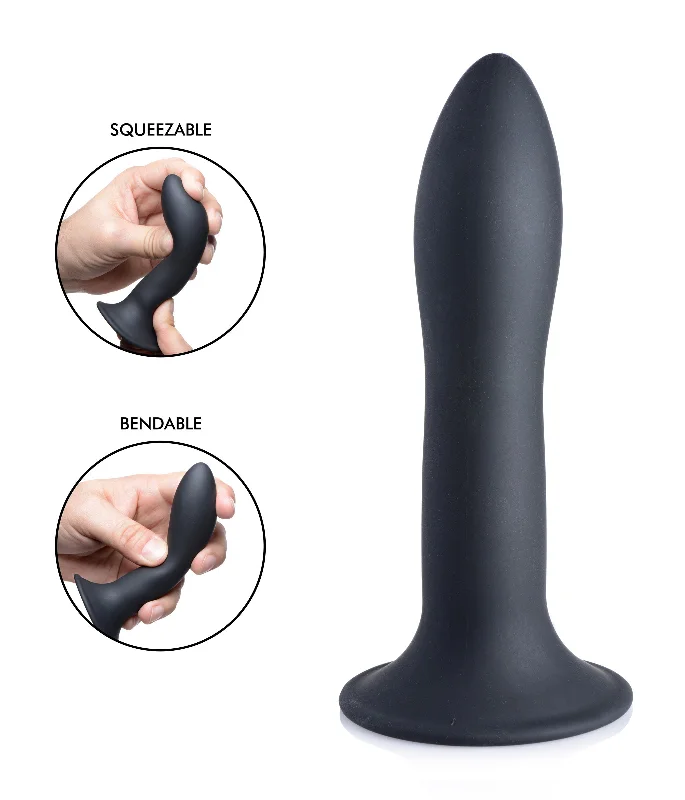 Palette-mixed dildo-Squeezable Slender Dildo