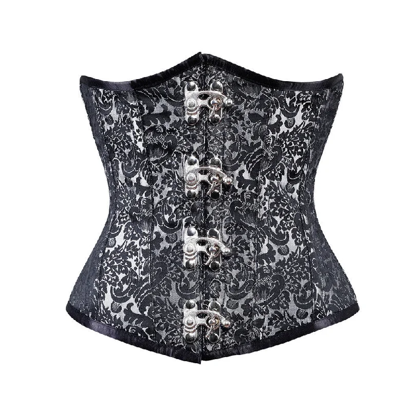 corset with bold lattices-Collin Underbust Corset