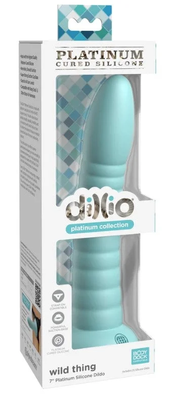 Solstice-long dildo-Dillio Wild Thing Seven Inch Platinum Collection Silicone Dildo