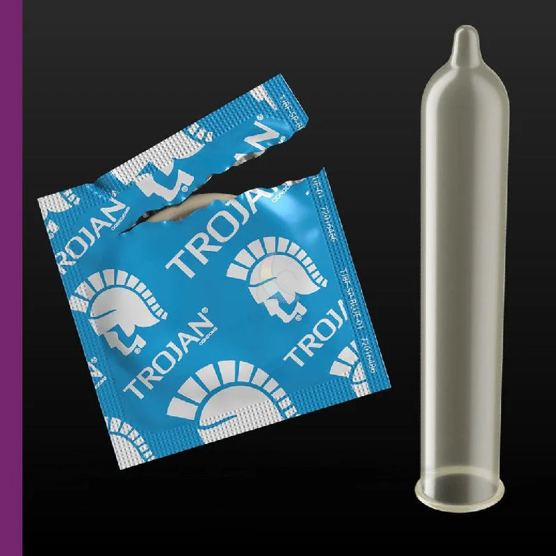 vibrating dildo for enhanced orgasms with remote control-Trojan ENZ Lubricated Condoms