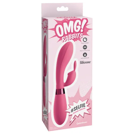 Pipedream OMG! Rabbits #Selfie Silicone Vibrator Pink