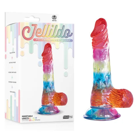 Made-to-measure dildo-Jellido 14cm Dildo - Clear Coloured