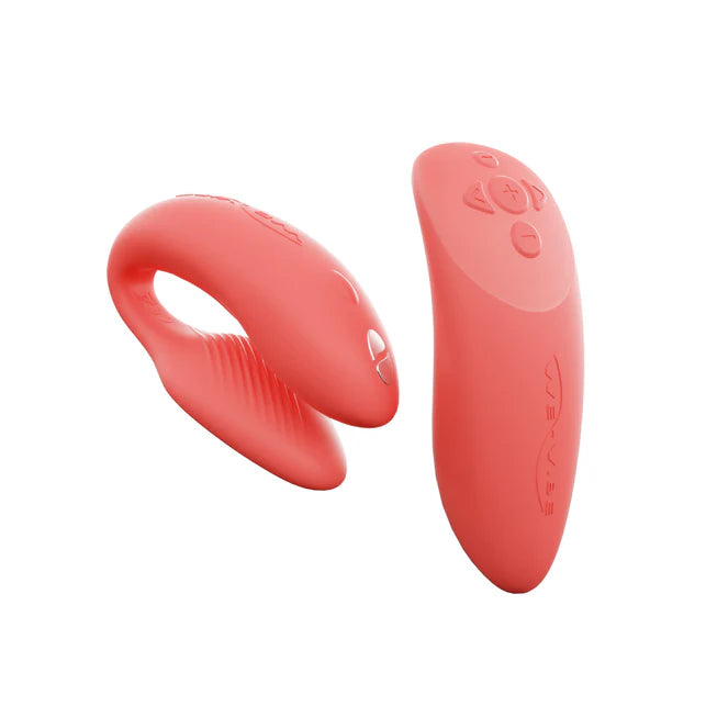 We-Vibe Chorus Rechargeable Remote-Controlled Silicone Couples Vibrator Crave Coral