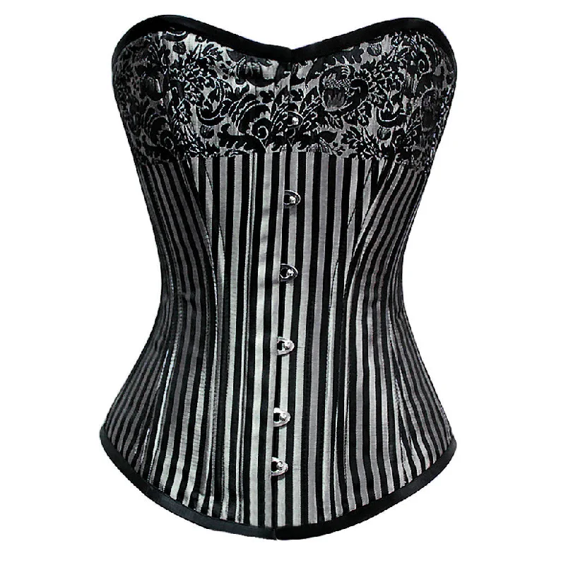 corset for steampunk motifs-Rytter Brocade Waist Training Corset