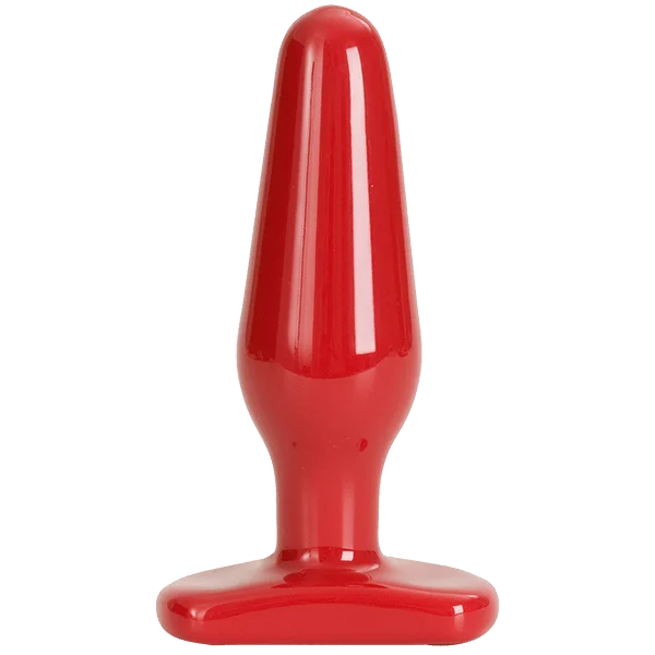 Low-Profile Feel Solo Masturbator-Doc Johnson Red Boy Butt Plug Medium