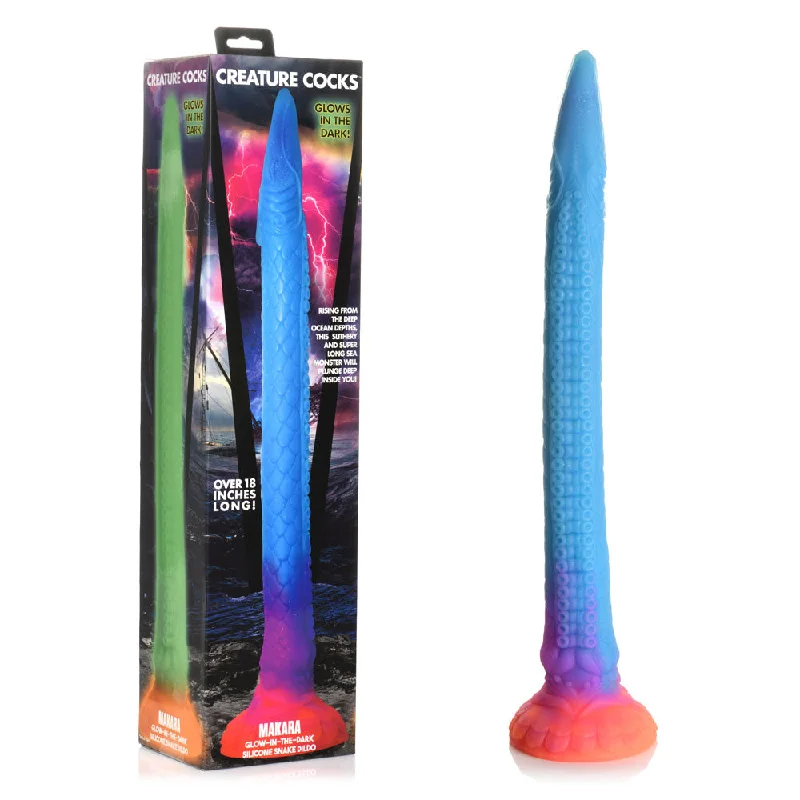 Hammered-brass dildo-Creature Cocks Larva Silicone Dildo - Coloured 46 cm Fantasy Tentacle Dildo