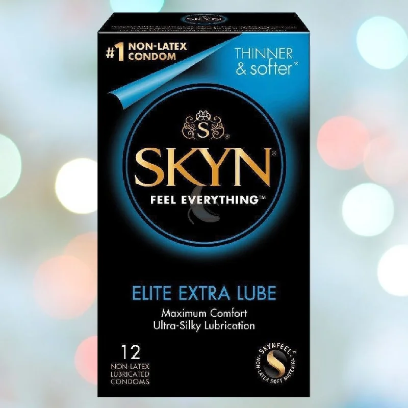 vibrating prostate massager for targeted prostate stimulation-LifeStyles SKYN Elite Extra Lubricated Condoms (Latex-Free)