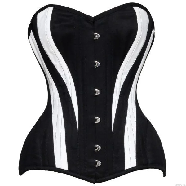 corset for evening fibers-Anastacia Cotton Overbust Corset