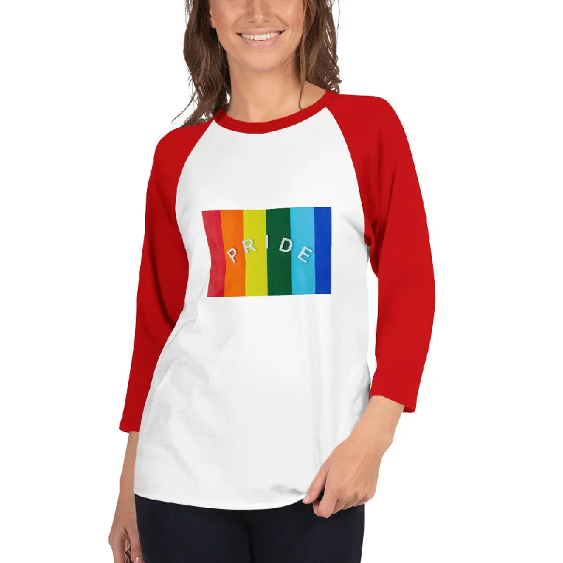 Pride unisex 3/4 sleeve raglan shirt