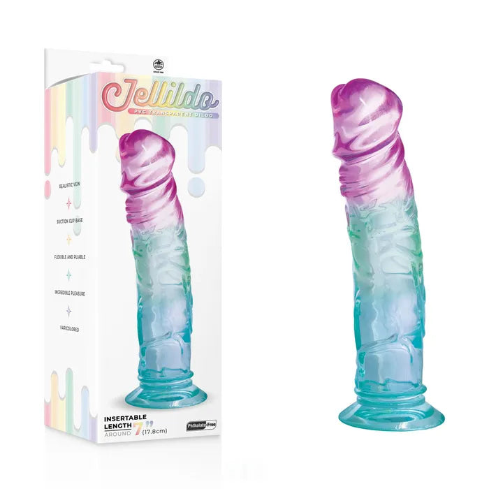 Tailor-made dildo-Jellido 18cm Dildo - Clear Coloured