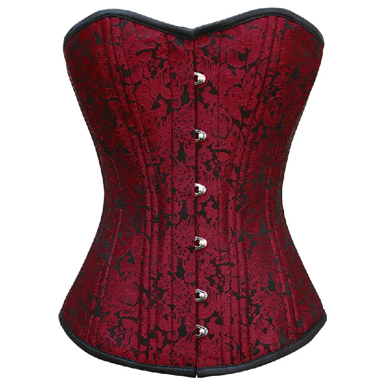 corset for retro motifs-Janne Brocade Waist Training Corset